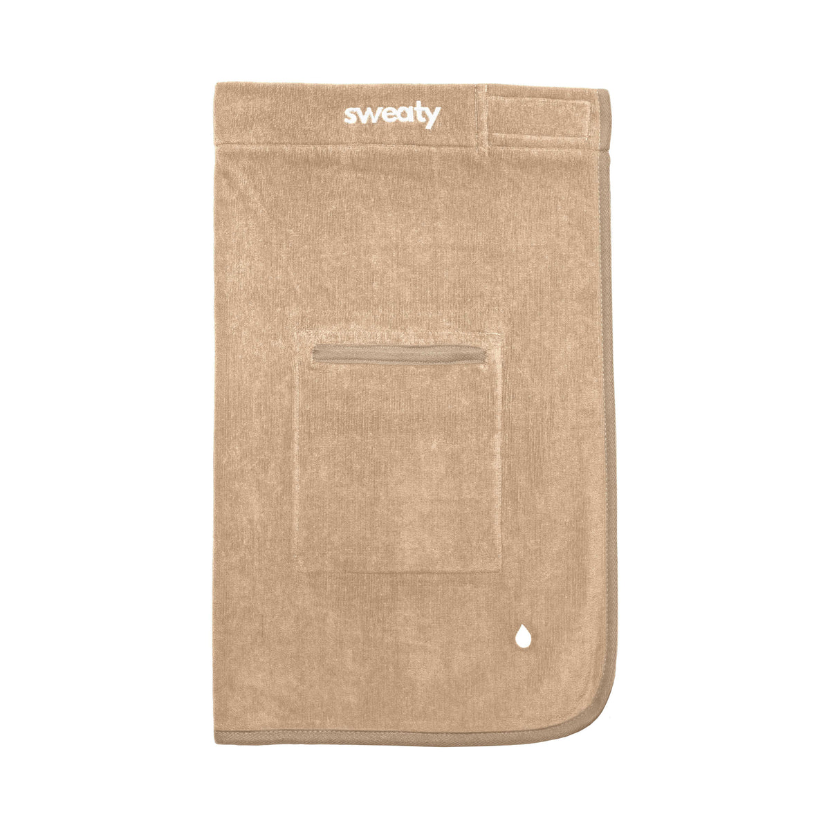 Sweaty Saunakilt in Sandbeige, Produktansicht ohne Model